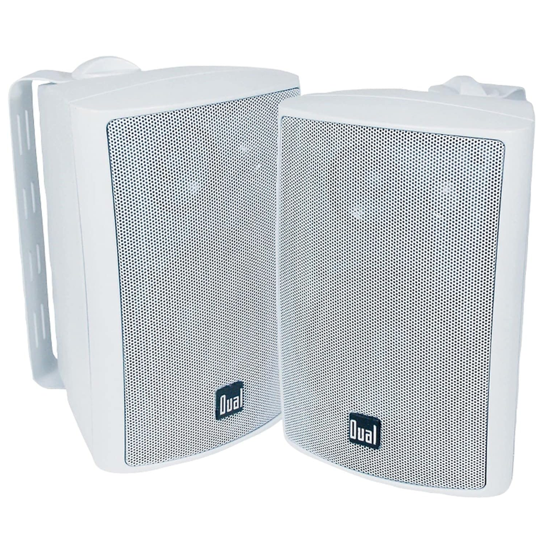 Dual Electronics LU47PW 3-Way 100 Watts 4-6 Ohms Indoor/Outdoor Speakers (White)