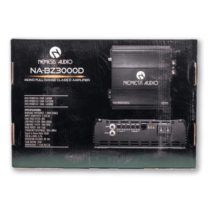 Nemesis Audio NA-BZ3000D Monoblock 3000W RMS Full-Range Class-D Car Amplifier