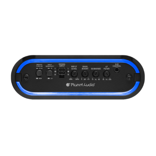 Planet Audio MB2000.1D 1-CH Monoblock 2000W Peak Class-D MOSFET Car Amplifier