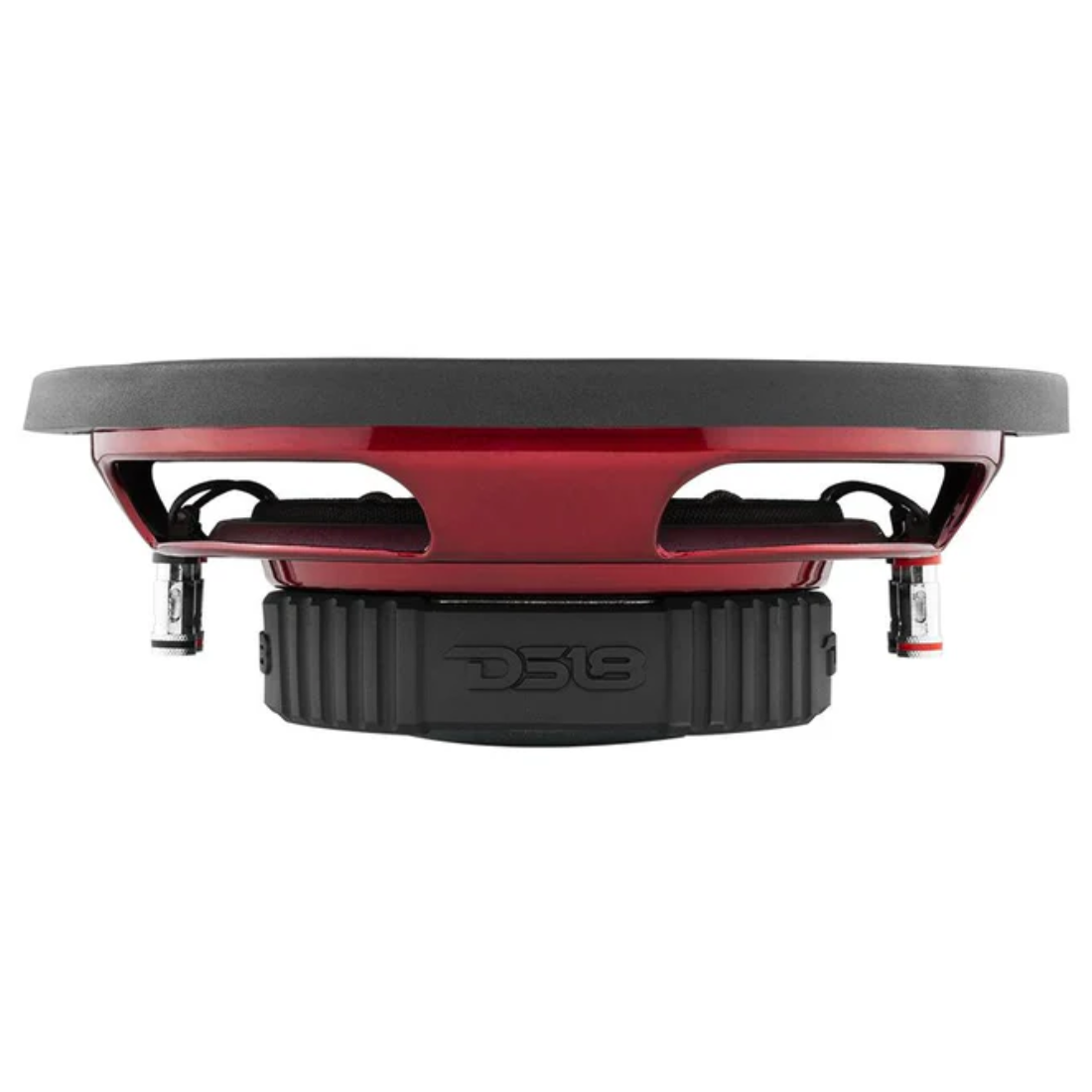 DS18 SRW10.4D 10" 400W Max Dual 4-Ohm DVC Shallow Mount Car Audio Subwoofer