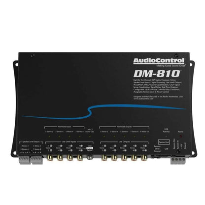 AudioControl DM-810 10-Channel Matrix Digital Sound Processor DSP with AccuBASS