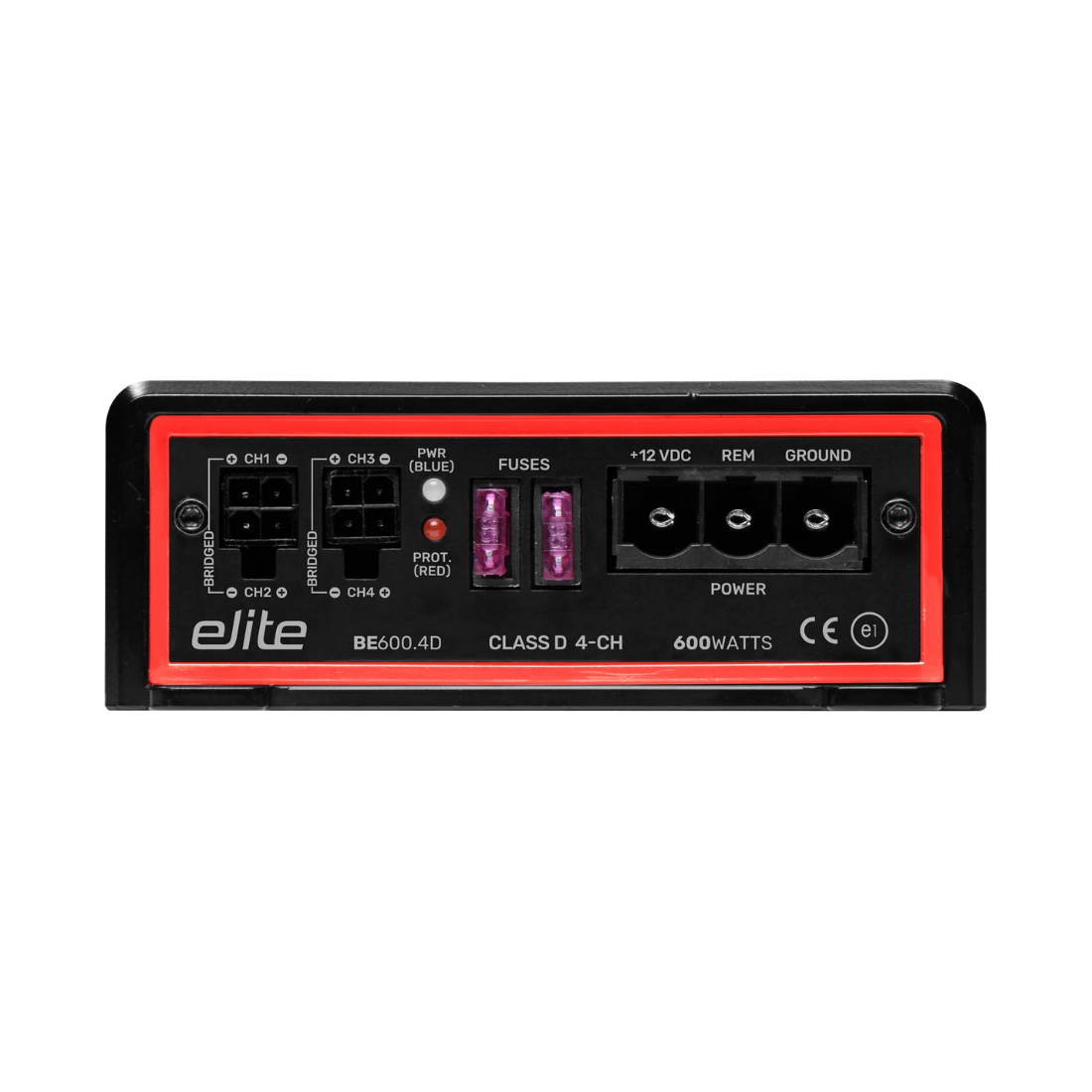 Boss Audio BE600.4D Elite 4-Channel 600W RMS Class-D Full-Range Car Amplifier