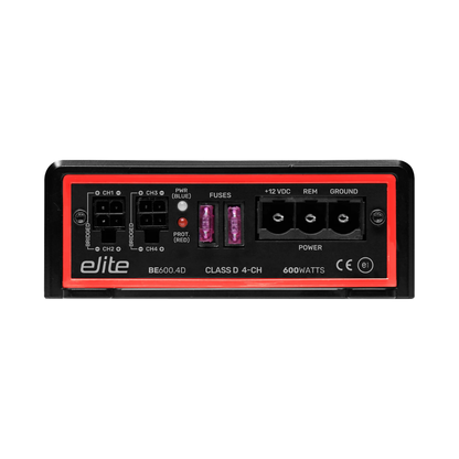 Boss Audio BE600.4D Elite 4-Channel 600W RMS Class-D Full-Range Car Amplifier