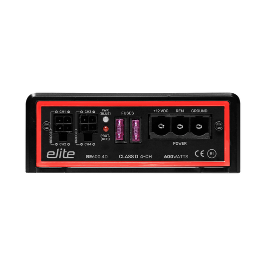 Boss Audio BE600.4D Elite 4-Channel 600W RMS Class-D Full-Range Car Amplifier