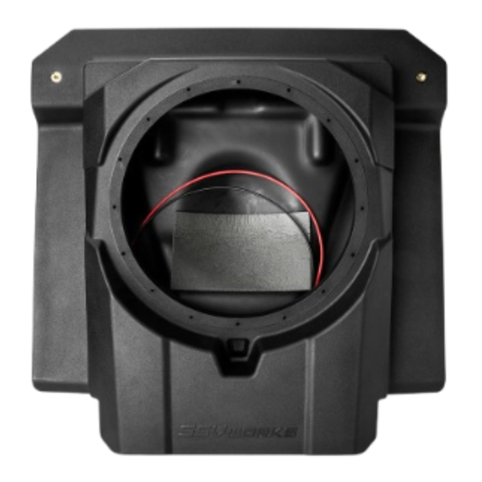 SSV Works 240-MAVR-US10U 10" Empty Under Seat Sub Enclosure for Maverick R/RX/RS