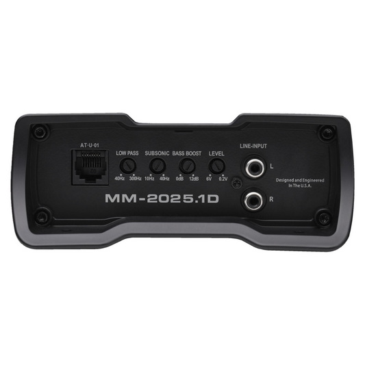 Autotek MM-2025.1D 2000W Max 1-CH Monoblock Class-D Car Audio Compact Amplifier