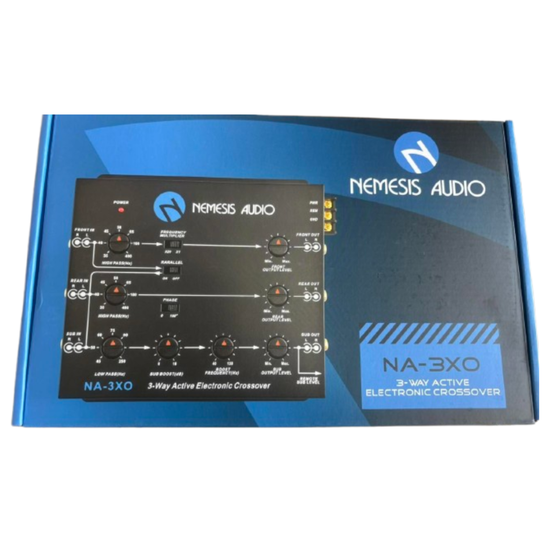 Nemesis Audio NA-3XO 3-Way Active Electronic Crossover with Remote Sub Level