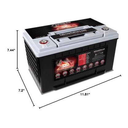 Full Throttle FT930-65 12V 75Ah CCA 930 Amps High-Performance AGM Battery