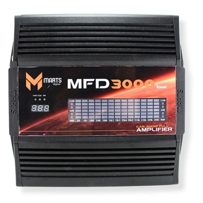 Marts Digital MFD 3000 1-OHM Monoblock 3000W RMS Class-D Full-Range Amplifier