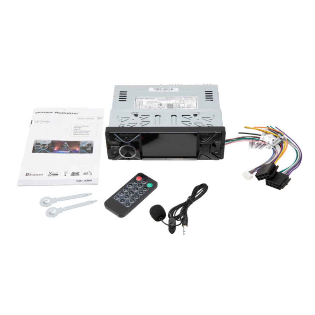 Power Acoustik PML-43HB Bluetooth Digital 1080P Multimedia Receiver w/ 4.3" LCD