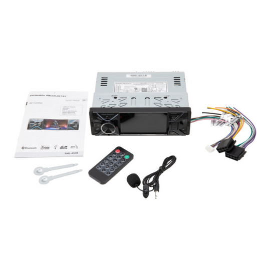 Power Acoustik PML-43HB Bluetooth Digital 1080P Multimedia Receiver w/ 4.3" LCD
