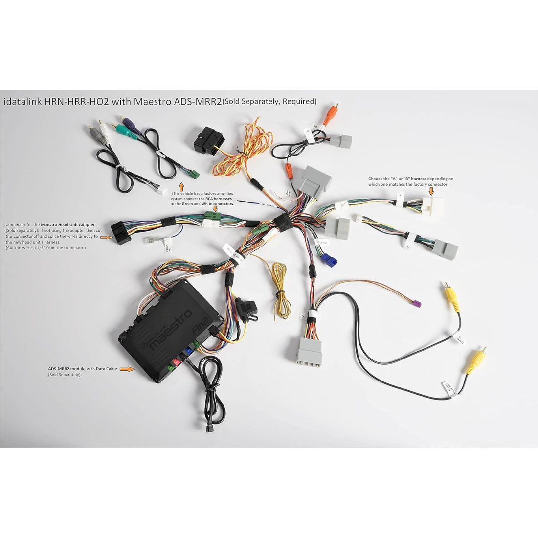 iDatalink Maestro HRN-HRR-HO2 Installation Harness for Honda / Acura 2006-2011