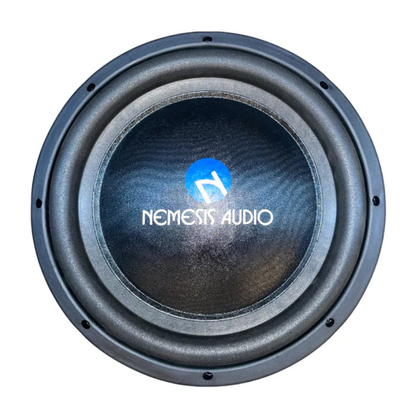 Nemesis Audio NA-10H/SLMV.3D4 10" 800W Dual 4-Ohm DVC Shallow Mount Subwoofer