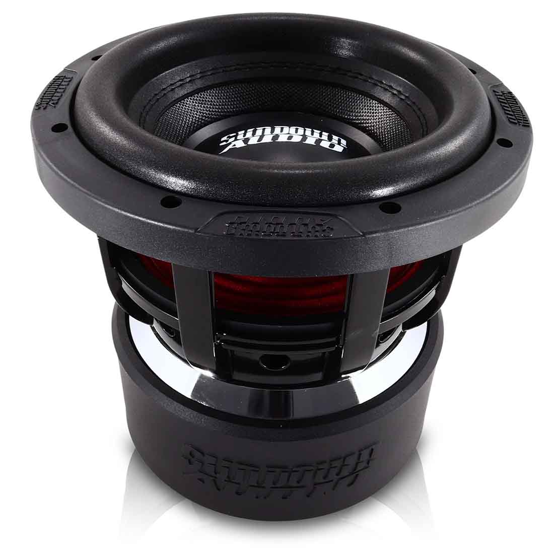 Sundown Audio X8 V4 D4 8" 1250W RMS Dual 4-Ohm Voice Coil DVC Car Subwoofer