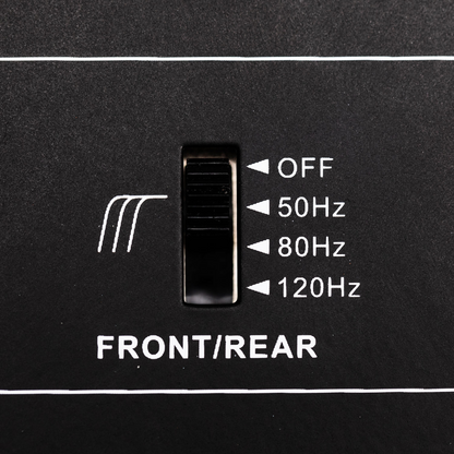 Hifonics HFEQ-2 1/2-DIN 4-Band Pre-Amp Equalizer w/ Front/Rear Active Crossover