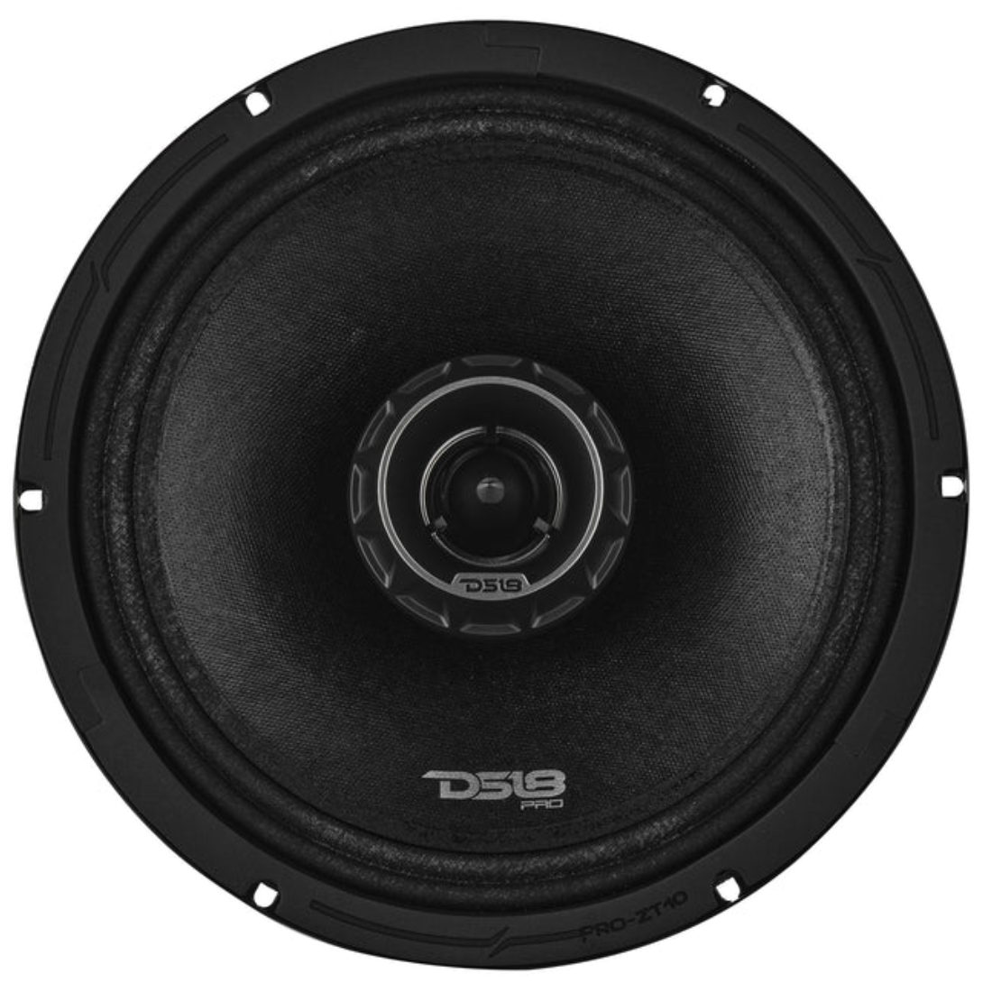DS18 PRO-ZT10 10" 600W Max Coaxial Mid-Range Speaker w/ Built-in Bullet Tweeter