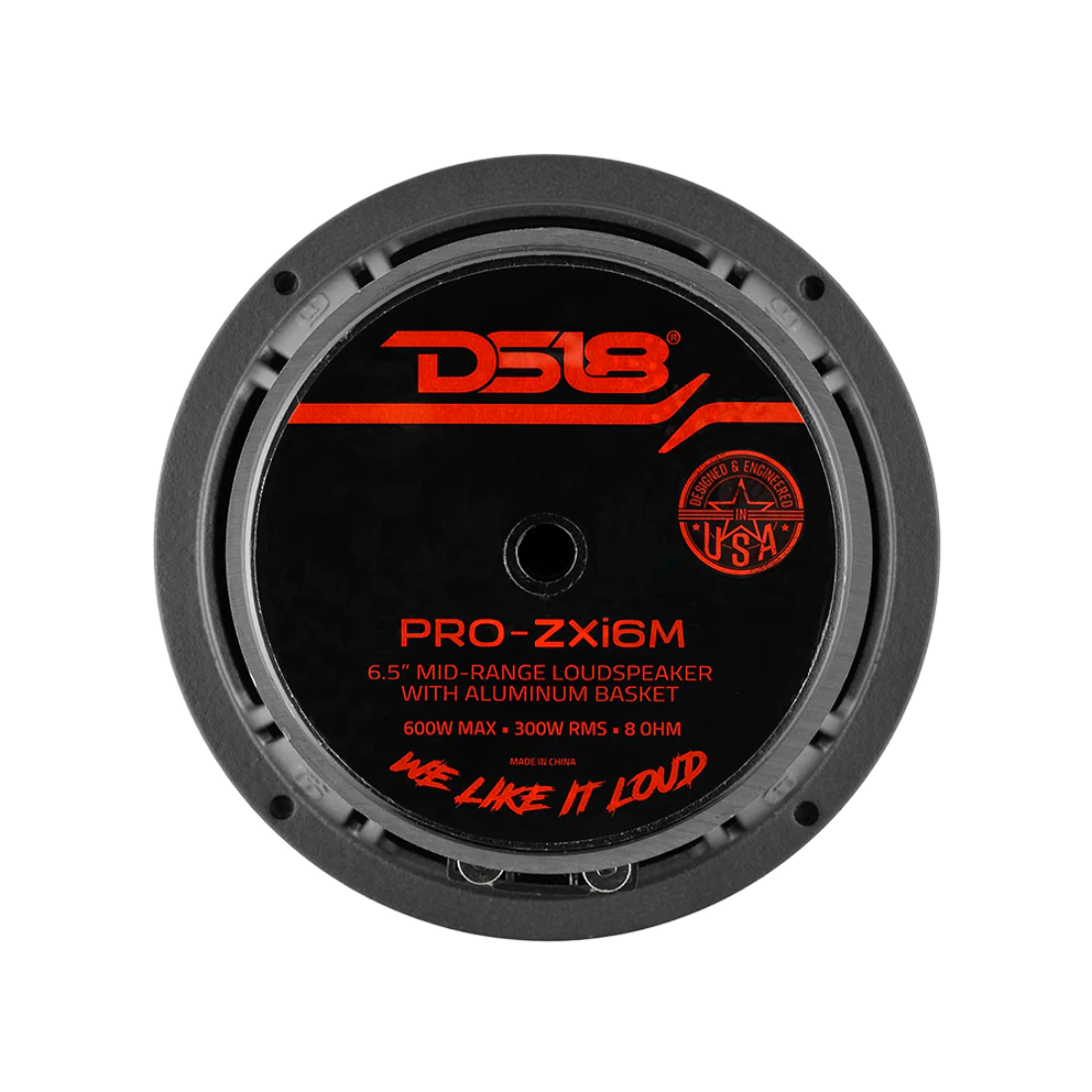 DS18 PRO-ZXI6M 6.5" 600 Watts Max 8-Ohm Car Audio Mid-Range Loudspeaker