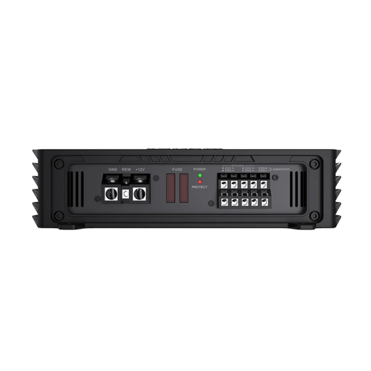 Alphasonik V1200.5 5-Channel 2400W Max Class-AB Amplifier w/ Remote Bass Knob