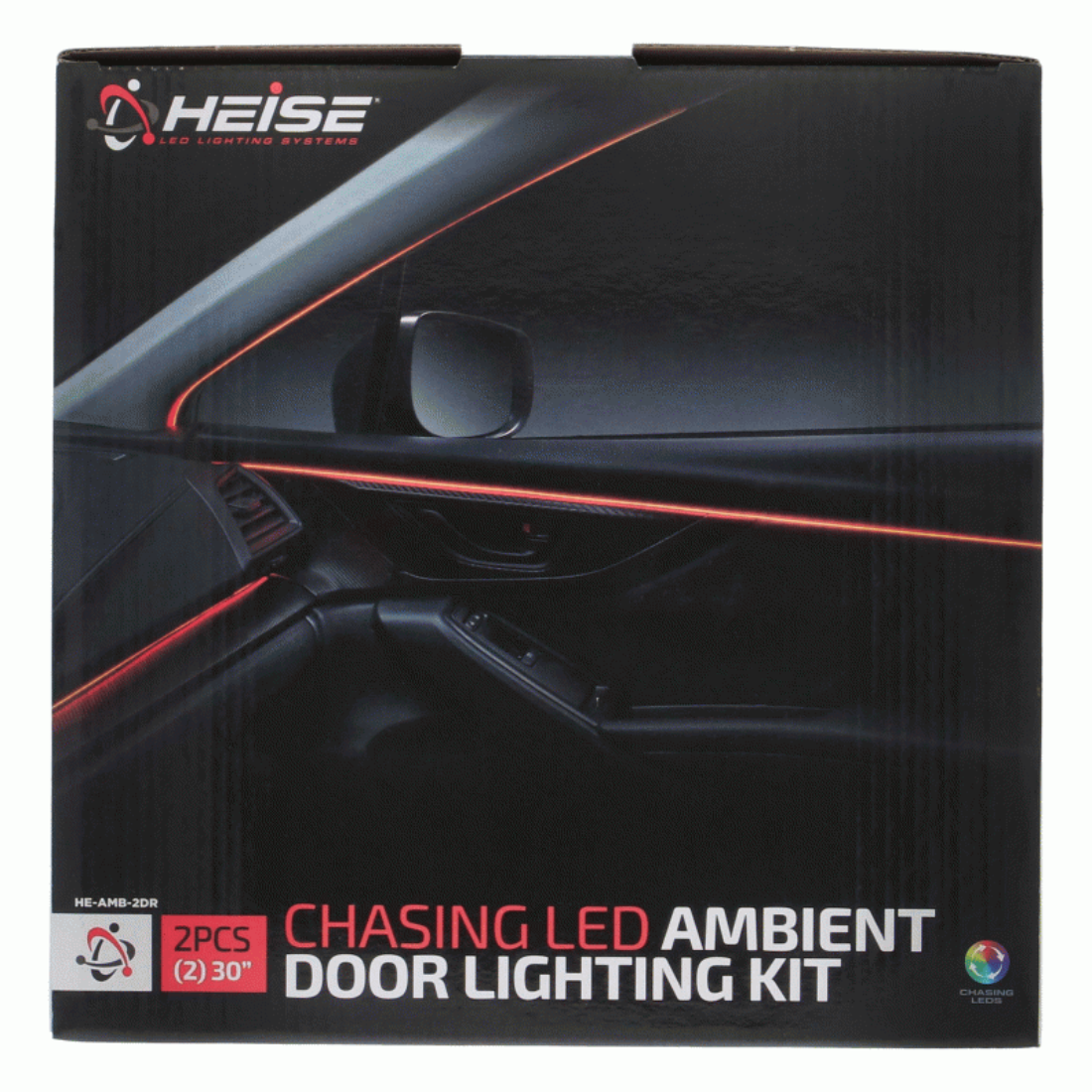 Heise HE-AMB-2DR Chasing LED Ambient Door Lighting Kit w/ Chasing Controller