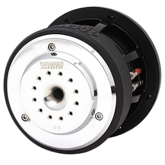 Sundown Audio U-8 V.1 D2 8" 600W RMS Dual 2-Ohm Voice Coil DVC Car Subwoofer