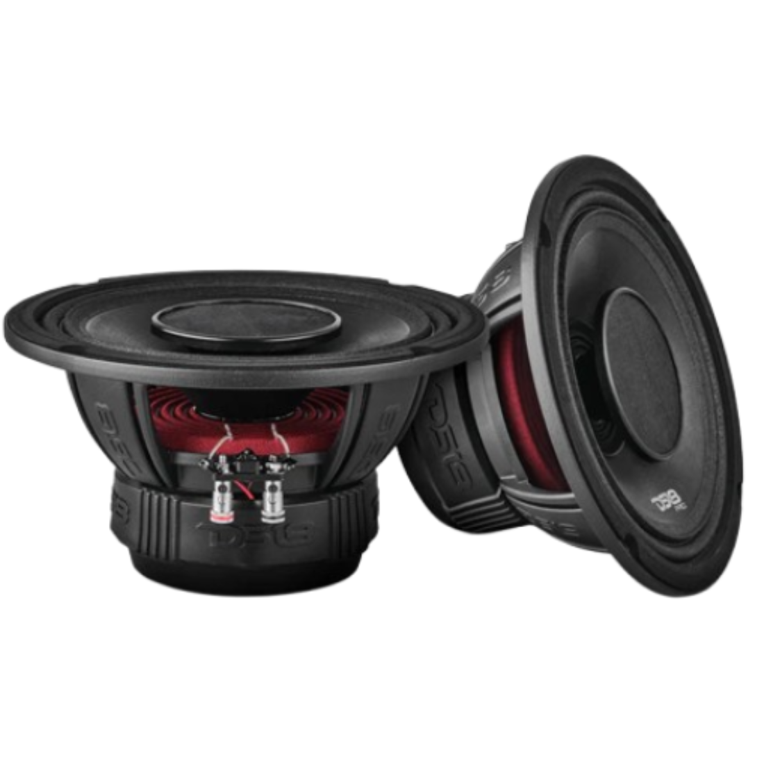 DS18 PRO-HY8.4B 8" 500W Max Coaxial Hybrid Mid-Range Speaker w/ Built-in Driver