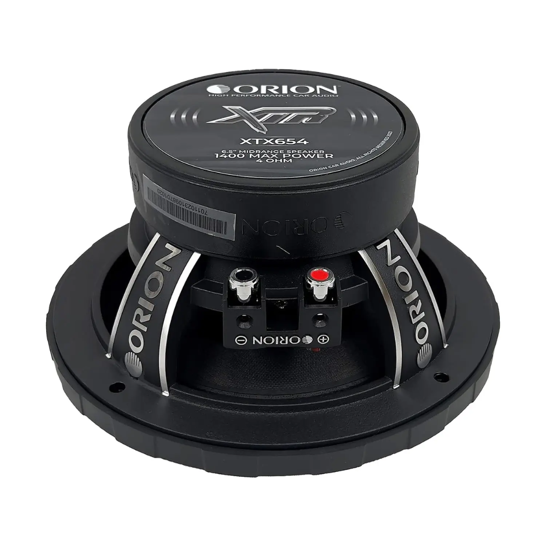 Orion XTX654 6.5" 1400W Peak 4-Ohm 1.5" Voice Coil Car Midrange Speakers (Pair)