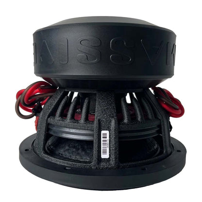 Massive Audio H104X 10" 4000 Peak 3" Dual 4-Ohm Voice Coil DVC Mega Subwoofer