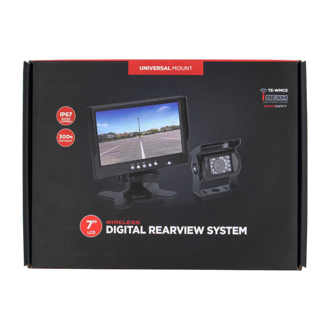 iBeam TE-WMCE 7" Universal Wireless Digital Commercial Monitor and HD Camera