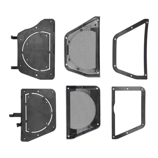Heise JP-1018 Lower Dash Speaker Grille Cut-ins - Fits Select Jeep 2018-2023