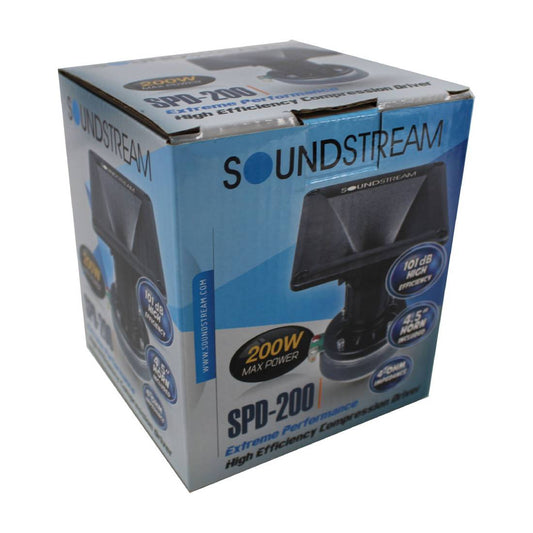 Soundstream SPD-200 200 Watts Max 4 Ohm 1" Aluminum Comprehension Pro Car Audio Tweeter
