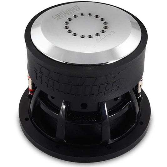 Sundown Audio 2PC 8" Dual 4-Ohm Subwoofer + Deaf Bonce Monoblock Amplifier Combo