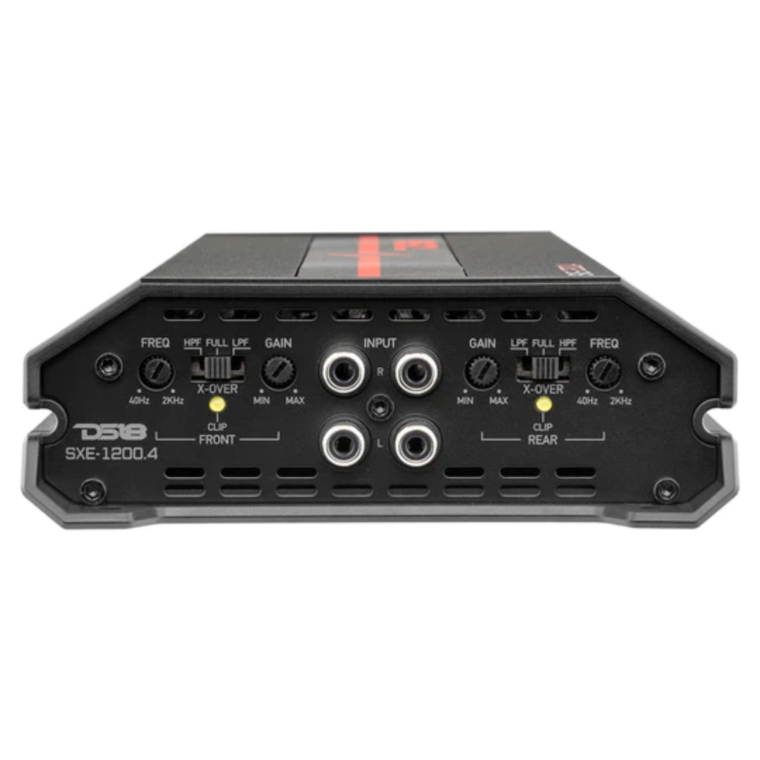 DS18 SXE-1200.4/BK 1200W Peak 4-Channel Class-A/B Full-Range Car Audio Amplifier