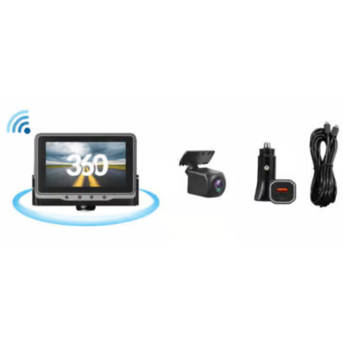 Rydeen MiNy360X 360° 2K HD Dash Camera w/ 3" Touchscreen and Proximity Sensor