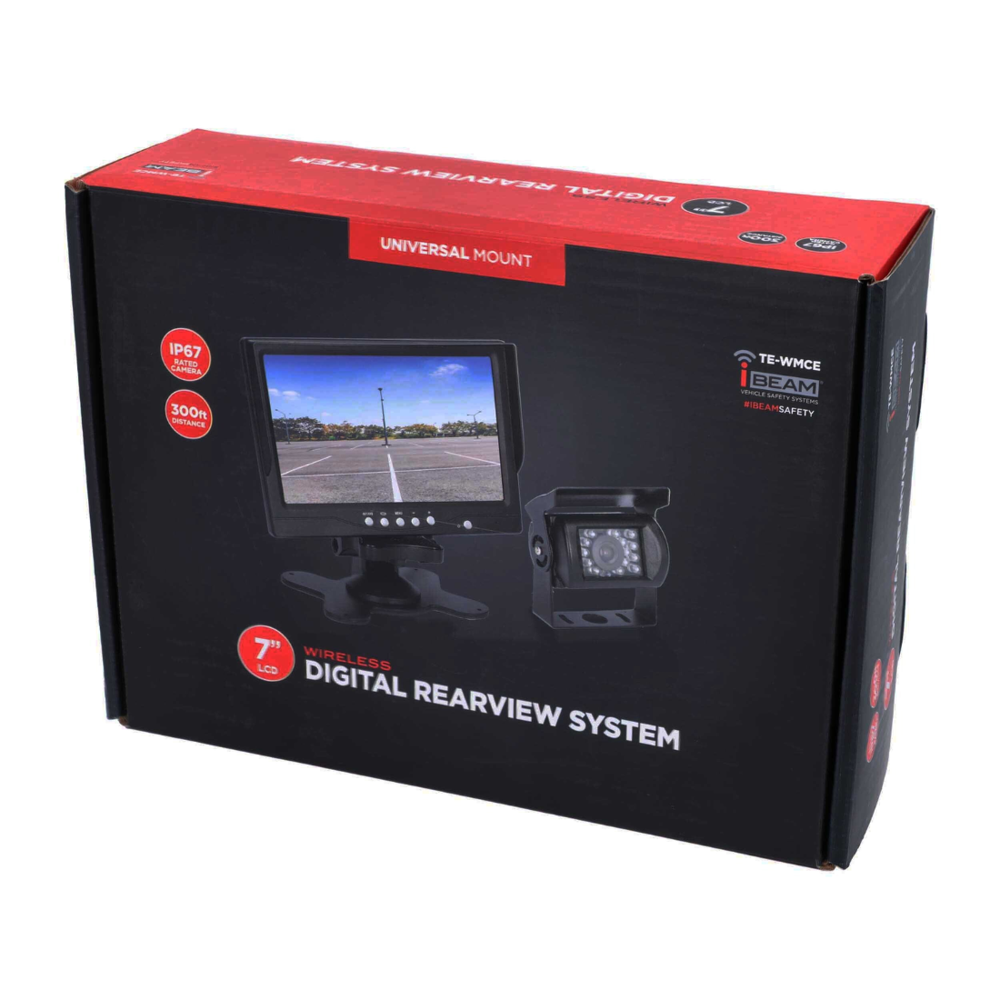 iBeam TE-WMCE 7" Universal Wireless Digital Commercial Monitor and HD Camera