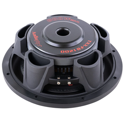Audiopipe TXX-FB1200 12" 800W Max Dual 4-Ohm Voice Coil Shallow Mount Subwoofer