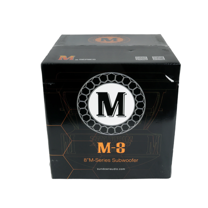Sundown Audio M-Series M8 8-inch 1600W Peak Dual 2-Ohm Voice Coil Car Subwoofer