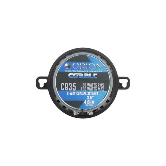 Orion CB35 Cobalt Series 3.5" 2-Way 120W Max 4-Ohm Car Coaxial Speakers (Pair)