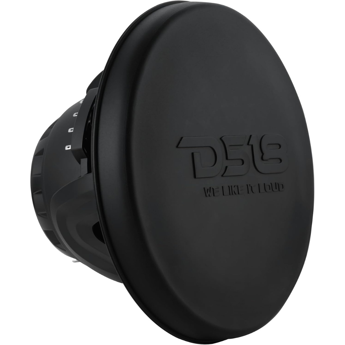DS18 NXL-8MD/BK 8" 2-Way 700W Max 4-Ohm Hybrid Marine Speakers w/ RGB (Black)