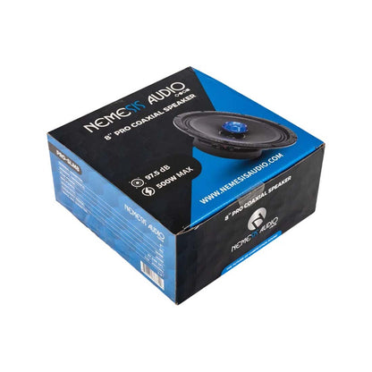 Nemesis Audio PRO-SLM8 8" 500W Peak 4-Ohm 1.5" VC Slim Pro Car Coaxial Speaker
