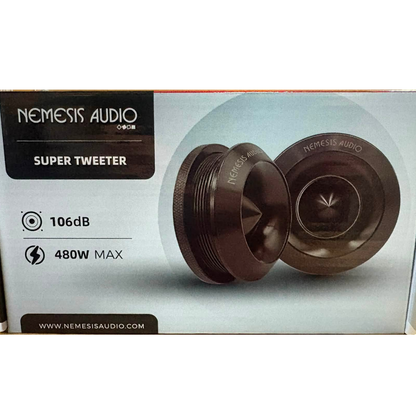 Nemesis Audio NEO-TW12 1" 480W Peak 4-Ohm Neodymium Super Tweeters (Pair)