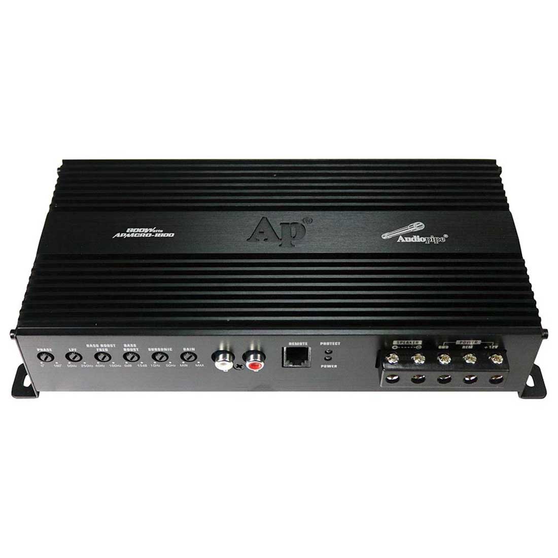 Audiopipe APMCRO-1800 800 W Max 1-CH Monoblock Class-D Car Audio Micro Amplifier