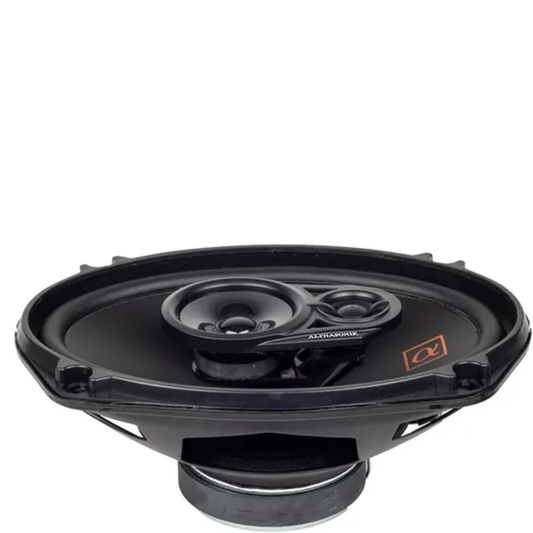 Alphasonik NS693 6" x 9" 3-Way 210W Peak 3-Ohm Full-Range Coaxial Car Speakers