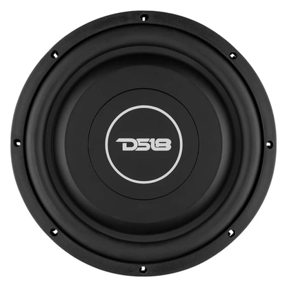 DS18 SRW10.4D 10" 400W Max Dual 4-Ohm DVC Shallow Mount Car Audio Subwoofer