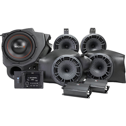 MB Quart MBQR-STG5-2 Stage 5 Audio System for Select Polaris RZR 2014-Up