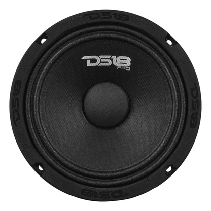 DS18 PRO-GM6.4PK (2x) 6.5" Midrange Speakers & (2x) 3.8" Bullet Tweeters Package