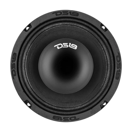 DS18 PRO-HY6.4MSL 6.5" 300W 4-Ohms Hybrid Midrange Speaker w/ Built-in Driver