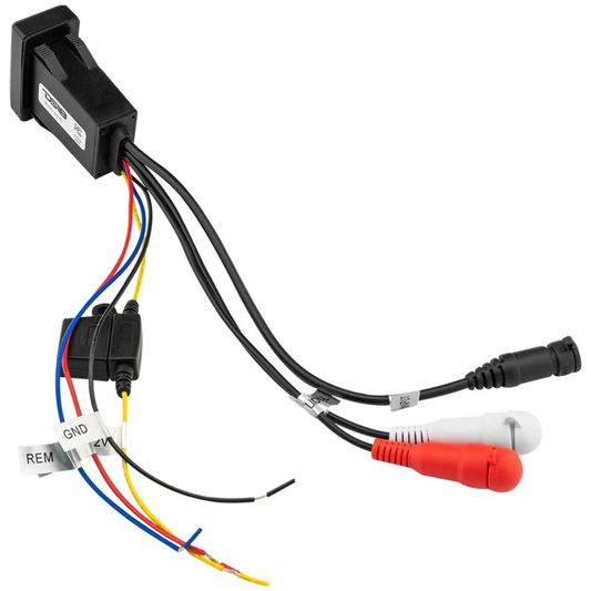 DS18 RKS-BT Marine Powersports Waterproof Rocker Switch Bluetooth Audio Receiver
