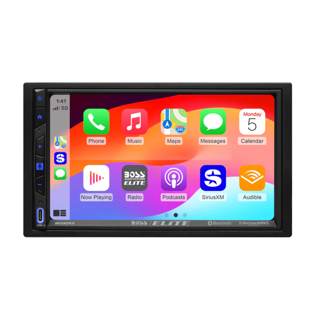 Boss Audio BE7ACP.XC 7" Receiver w/ Apple CarPlay, Android Auto, Back-Up Camera