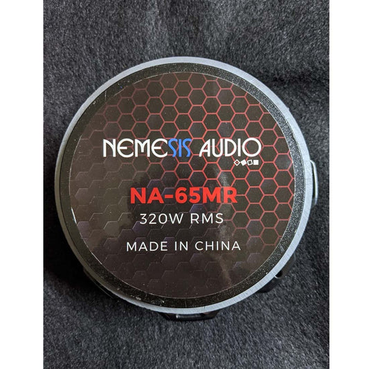 Nemesis Audio NA-65MR 6.5" 320 Watts RMS 4-Ohms Car Stereo Midrange Speaker