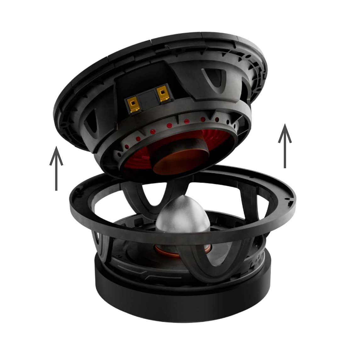 DS18 PROJECT360.64B 6.5" 600W Max 4-Ohm Bullet Mid-High Loudspeaker (Single)